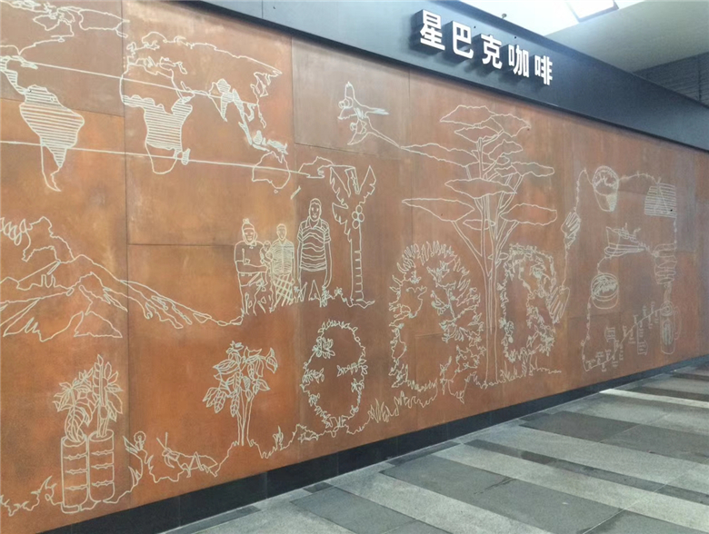 江北耐候钢幕墙